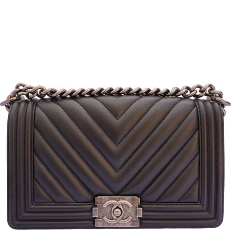 fake chanel medium boy chevron|chanel bag.